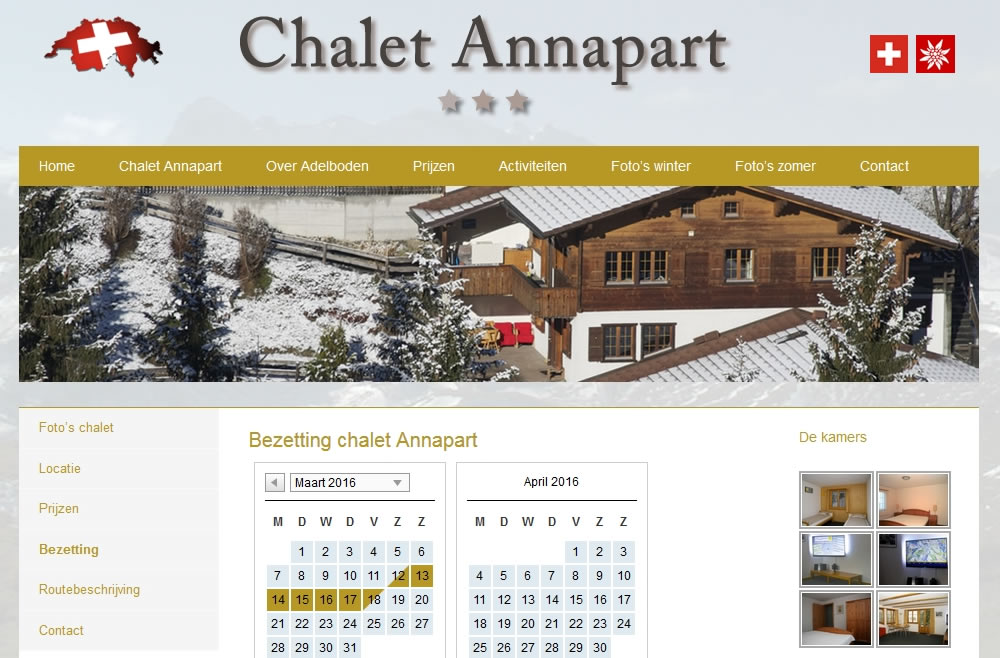 Vakantiehuis Zwitserland