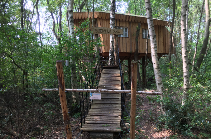 vakantie boomhut
